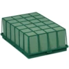 1 2/3 Brick Cage With Aquafoam - Green -Floral Magic 1 2 3 brick cage with aquafoam green