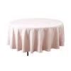 108’’ BLUSH ROUND TABLE COVER -Floral Magic 108 blush round table cover