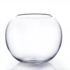 10"d X 8"h X 6.5" Open CLEAR GLASS BUBBLE/FISH BOWL -Floral Magic 10d x 8h x 65 open clear glass bubble fish bowl