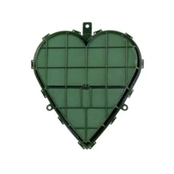 12"" Solid Heart - WET FOAM Green