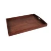 12'' X 11'' X 1.57'' BROWN WOOD TRAY -Floral Magic 12 x 11 x 157 brown wood tray