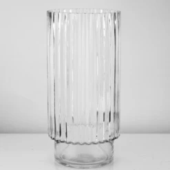 12”H X 6”D FLUTED VASE
