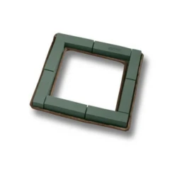 18" Mache Square Wreath