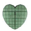 18" Solid Heart -WET FOAM Green -Floral Magic 18 solid heart wet foam green