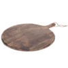20” X 16” BROWN WOOD CHARTREUSE CHEESE BOARD -Floral Magic 20 x 16 brown wood chartreuse cheese board