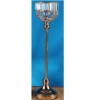 22" GOLD CRYSTAL BOWL CANDLE HOLDER STAND -Floral Magic 22 gold crystal bowl candle holder stand