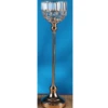 25" CRYSTAL BOWL CANDLE HOLDER STAND -Floral Magic 25 crystal bowl candle holder stand