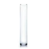 28”H X 4”D CLEAR GLASS CYLINDER VASE -Floral Magic 28h x 4d clear glass cylinder vase
