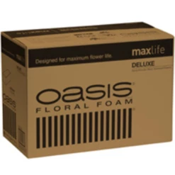 4" X 3" X 9" OASIS MAX LIFE DELUXE FLORAL FOAM 48 PCS
