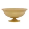 5"h X 10.5 GLASS FOOTED CHAMPAGNE GOLD COMPOTE -Floral Magic 5h x 105 glass footed champagne gold compote