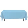 60 X 126 LIGHT BLUE RECTANGLE POLYESTER TABLE COVER 38-0025BL -Floral Magic 60 x 126 light blue rectangle polyester table cove