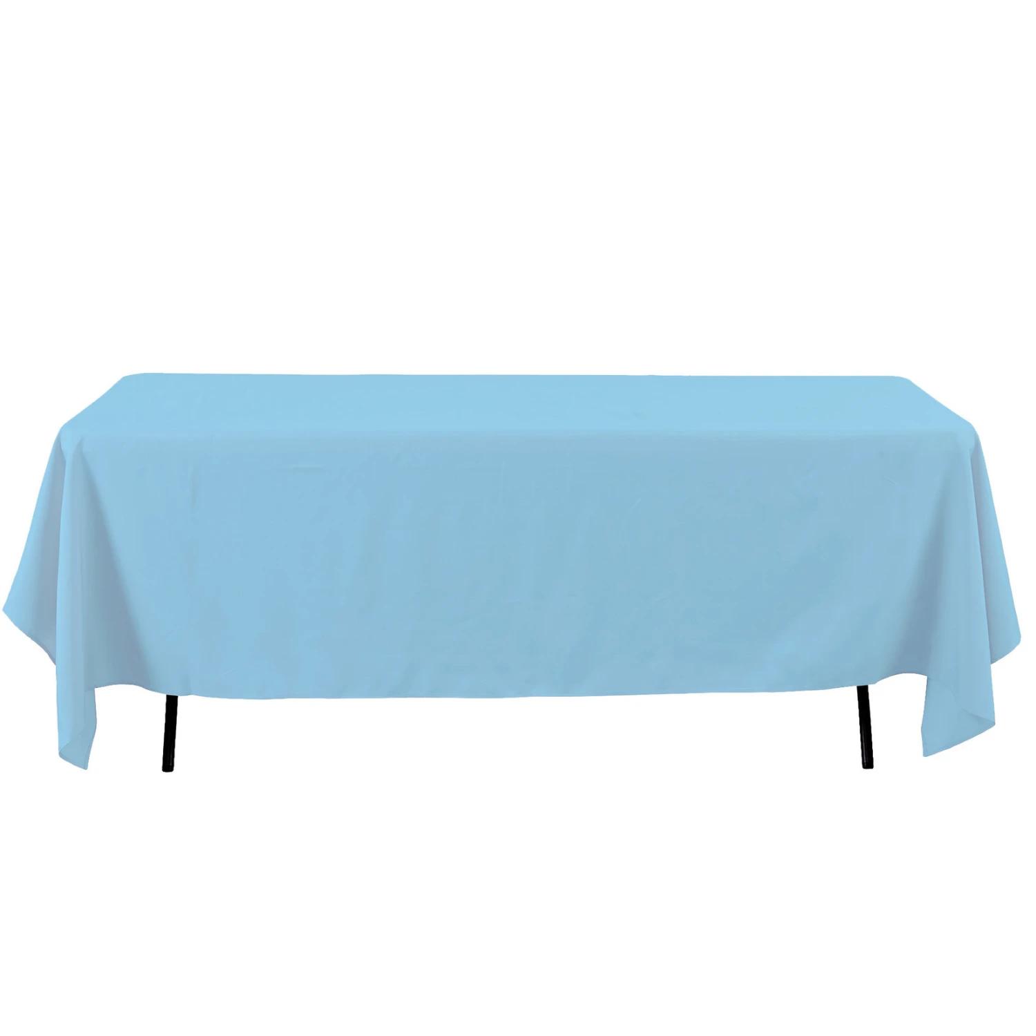 60 X 126 LIGHT BLUE RECTANGLE POLYESTER TABLE COVER 38-0025BL 3 60 X 126 LIGHT BLUE RECTANGLE POLYESTER TABLE COVER 38-0025BL