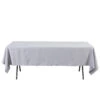 60 X 126’’ RECTANGULAR SILVER TABLECOVER -Floral Magic 60 x 126 rectangular silver tablecover
