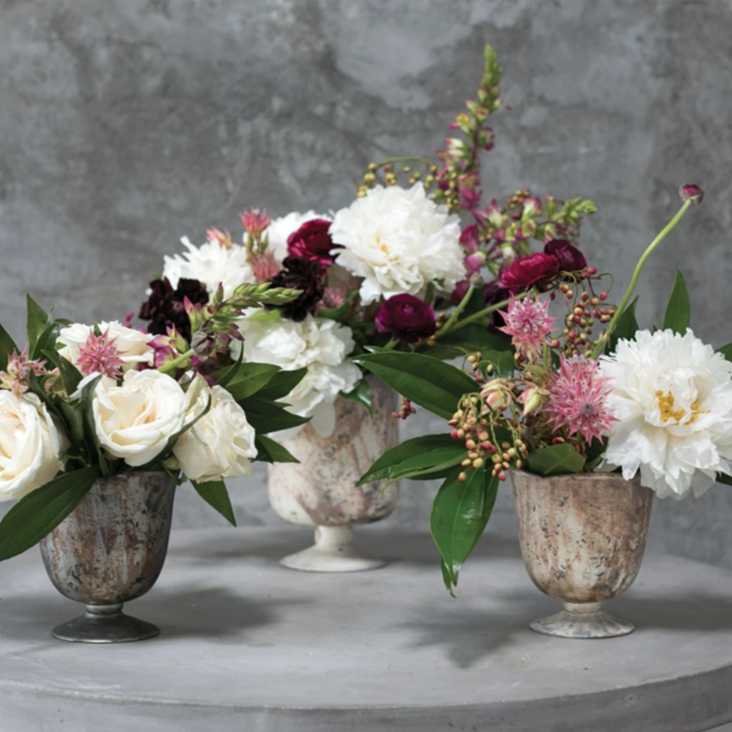 7.5” X 5.25” WHITE MARBLE GLASS CHELSEA VASE 7 7.5” X 5.25” WHITE MARBLE GLASS CHELSEA VASE - Image 5