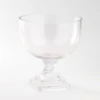 8.5”H X 7.5” GLASS COMPOTE/PEDESTAL -Floral Magic 85h x 75 glass compote pedestal
