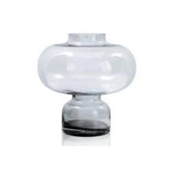 8”h X 8” GLASS DOBLE VASE