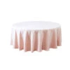 90'' BLUSH ROUND POLYESTER TABLECOVER -Floral Magic 90 blush round polyester tablecover