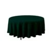 90'' ROUND POLYESTER TABLECOVER FOREST GREEN -Floral Magic 90 round polyester tablecover forest green