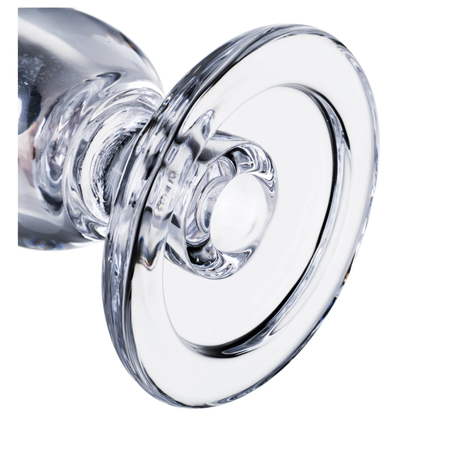 9.5”h X 4.5” GLASS PILLER AND TAPER CANDLE HOLDER 8 9.5”h X 4.5” GLASS PILLER AND TAPER CANDLE HOLDER - Image 6