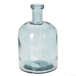 9.5”h X 6” GLASS RECYCLED BUDVASE