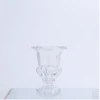 9”h X 7” THICK GLASS PEDESTAL VASE -Floral Magic 9h x 7 thick glass pedestal vase