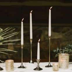 10.25”H X 2.25” ANTIQUE SILVER CANDLE STICK 9 10.25”H X 2.25” ANTIQUE SILVER CANDLE STICK -Floral Magic accent decor 1025h x 225 antique silver candle sti 3