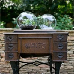 11" H X 12" D Crosswinds Vase (AD) -Floral Magic accent decor 11 h x 12 d crosswinds vase ad 2