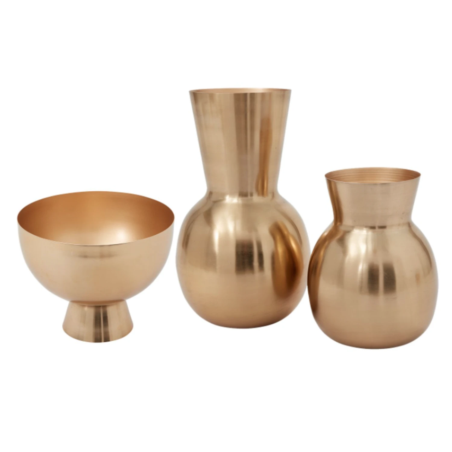 11.75"H X 7" METAL GOLDEN LOVE VASE 7 11.75"H X 7" METAL GOLDEN LOVE VASE - Image 5