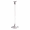 11"H X 3.25" SILVER ANTIQUE CANDLE STICK -Floral Magic accent decor 11h x 325 silver antique candle stick