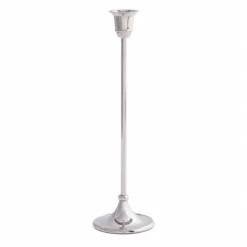 11"H X 3.25" SILVER ANTIQUE CANDLE STICK