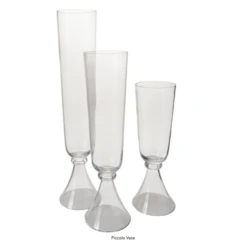 23.25”H X 8.25” WEDDING CENTERPIECE GLASS PICCOLO VASE 7 23.25”H X 8.25” WEDDING CENTERPIECE GLASS PICCOLO VASE -Floral Magic accent decor 2325h x 825 wedding centerpiece glass 2