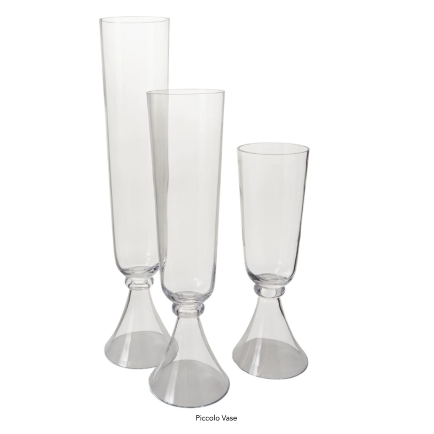 23.25”H X 8.25” WEDDING CENTERPIECE GLASS PICCOLO VASE 5 23.25”H X 8.25” WEDDING CENTERPIECE GLASS PICCOLO VASE - Image 3