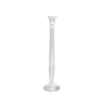 23.5”H X 5.75”GLASS INTERLUDE CANDLESTICK -Floral Magic accent decor 235h x 575glass interlude candlestick