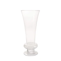 23.5”H X 9.75” GLASS CENTERPIECE DARIO VASE 8 23.5”H X 9.75” GLASS CENTERPIECE DARIO VASE -Floral Magic accent decor 235h x 975 glass centerpiece dario va 2