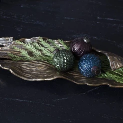 2.5”h X 22” Long X 6.5”w METAL GOLDEN CEDAR TRAY WOODLIKE 9 2.5”h X 22” Long X 6.5”w METAL GOLDEN CEDAR TRAY WOODLIKE -Floral Magic accent decor 25h x 22 long x 65w metal golden ceda 3