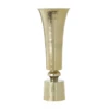 26.5”h X 9.5” SAXON GOLD METAL VASE 1 26.5”h X 9.5” SAXON GOLD METAL VASE -Floral Magic accent decor 265h x 95 saxon gold metal vase