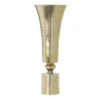 30.5"h X 11.5" GOLD METAL SAXON VASE -Floral Magic accent decor 305h x 115 gold metal saxon vase