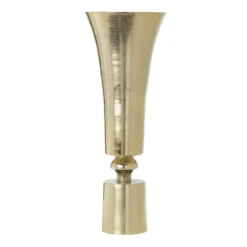 30.5"h X 11.5" GOLD METAL SAXON VASE