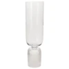 31.25”h X 8.5” GLASS VIVACE VASE REVERSIBLE -Floral Magic accent decor 3125h x 85 glass vivace vase reversib