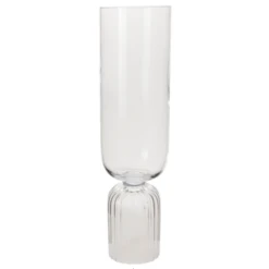 31.25”h X 8.5” GLASS VIVACE VASE REVERSIBLE