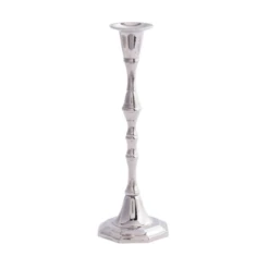 3.25'' X 9.25’’H SILVER ANTIQUE CANDLESTICK