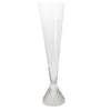 39.25”H X 9.5” GLASS SEMPLICE VASE REVERSIBLE -Floral Magic accent decor 3925h x 95 glass semplice vase revers