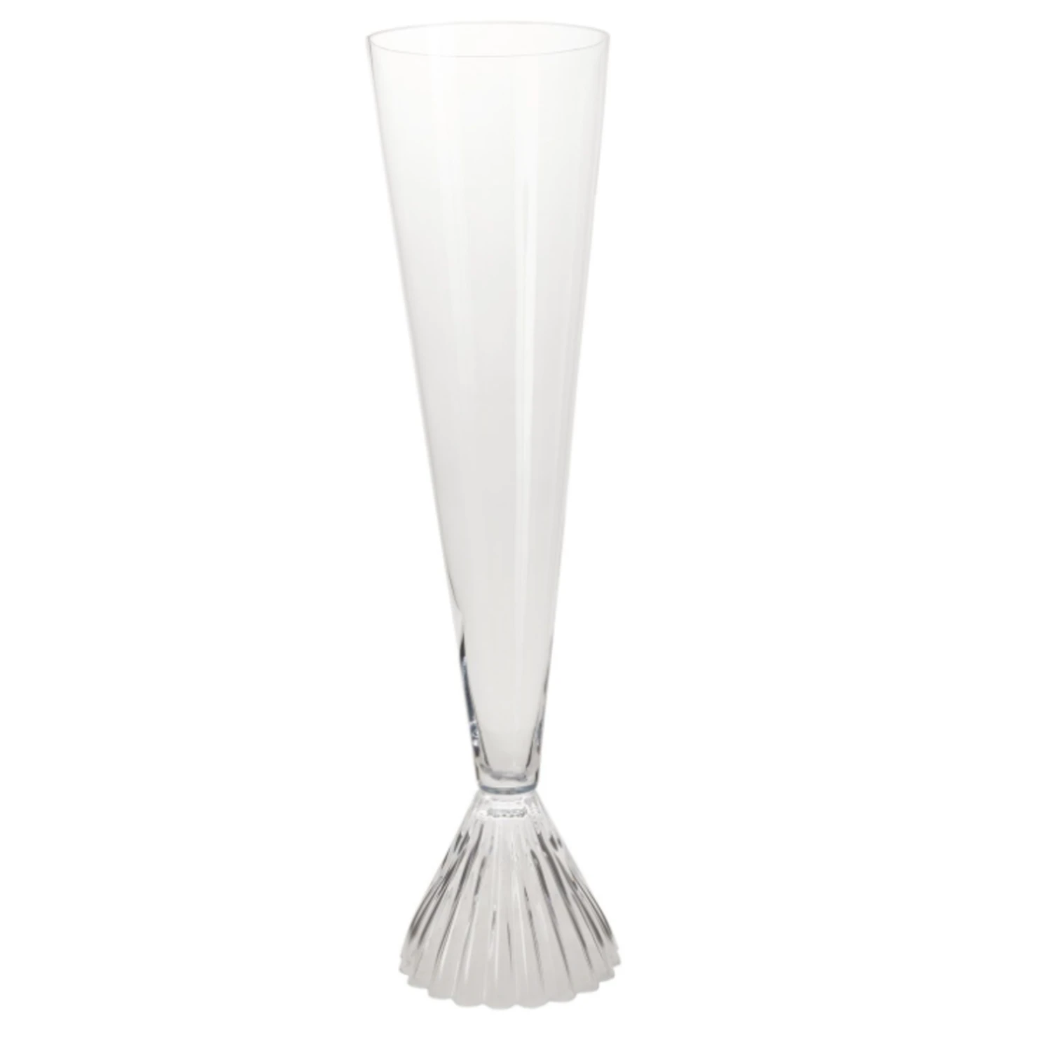 39.25”H X 9.5” GLASS SEMPLICE VASE REVERSIBLE 3 39.25”H X 9.5” GLASS SEMPLICE VASE REVERSIBLE