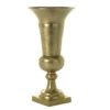 39.75”H X 20.5”GOLD SPARTA PEDESTAL (AD) -Floral Magic accent decor 3975h x 205gold sparta pedestal ad