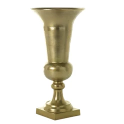 39.75”H X 20.5”GOLD SPARTA PEDESTAL (AD)