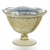 5.75”H X 8”D GOLD CARRAWAY COMPOTE (AD) -Floral Magic accent decor 575h x 8d gold carraway compote ad