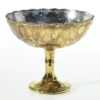 7”h X 8” Desiray Compote Gold, GLASS -Floral Magic accent decor 7h x 8 desiray compote gold glass