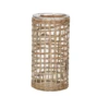 8”H X 4.5” JAXON COLLECTION CANE VASE (AD) (BOHO) -Floral Magic accent decor 8h x 45 jaxon collection cane vase ad