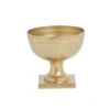 9.5"H X 10" GOLD CASTON COMPOTE COLLECTION -Floral Magic accent decor 95h x 10 gold caston compote collecti
