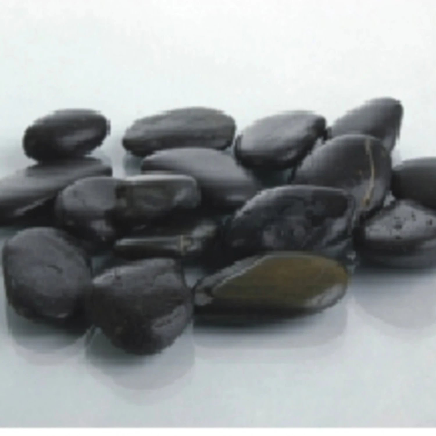 BLACK River Rocks PEBBLES (10lbs/bag)0.8-1CM, BLACK, 10 LBS/BAG 3 BLACK River Rocks PEBBLES (10lbs/bag)0.8-1CM, BLACK, 10 LBS/BAG